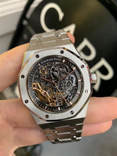 replica skeleton ap watch|audemars piguet black skeleton price.